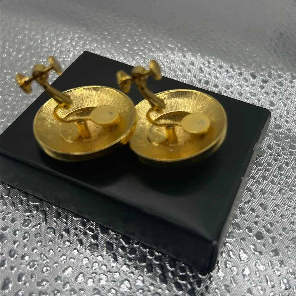 Napier clip earrings